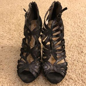 Sam Edelman size 8 evening party shoes shimmery